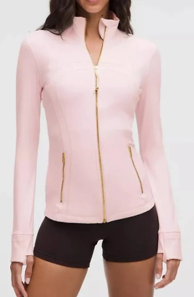 Lululemon Define Jacket Nulublissful Pink/gold/gold0-2-4-6-8-10-12-14