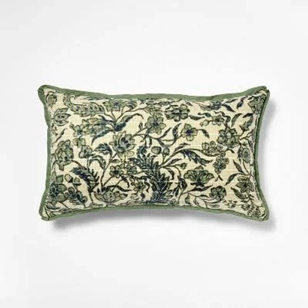 Threshold Jacobean Floral Throw Pillow