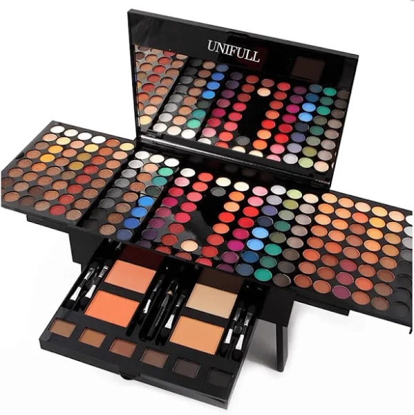 MISS ROSE M 190 Colors Professional Cosmetic Makeup Palette Set Kit