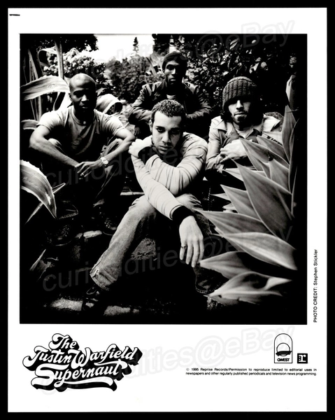 THE JUSTIN WARFIELD SUPERNAUT Darkwave Hip Hop Promo Press Photo Qwest Reprise