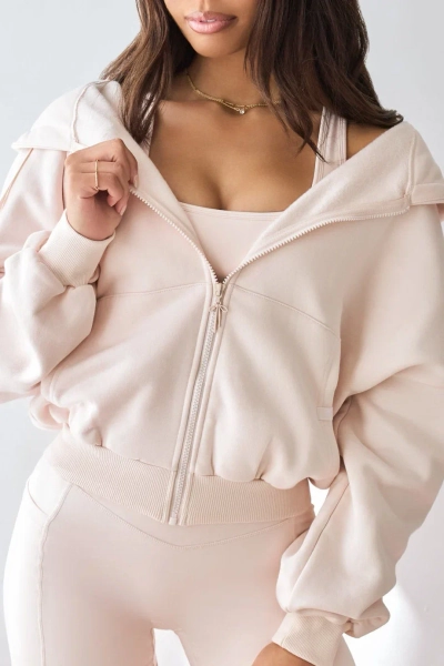 Zip Cloud Hoodie Limited Edition Bow Charm - Tutu Pink - XXS/XS