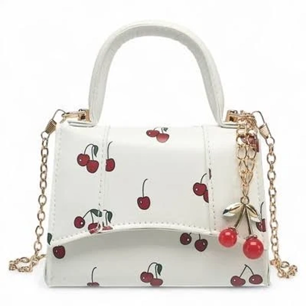 Willow & Ruby Girls' Cherry Print Mini Top Handle Crossbody Bag
