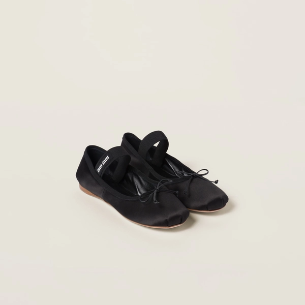 Satin ballerinas