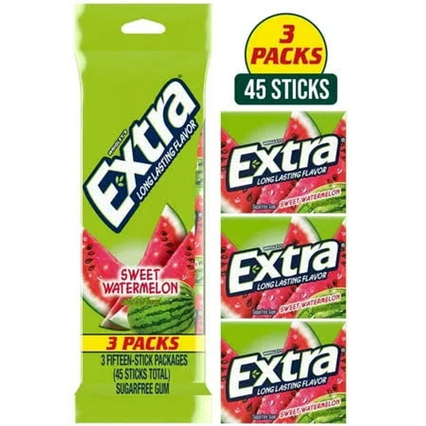 Extra Sweet Watermelon Sugar-Free Gum