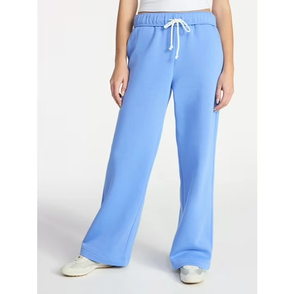 No Boundaries Soft Fleece Wide Leg Pants, 30” Inseam, 1 or 2-Pack, Women’s