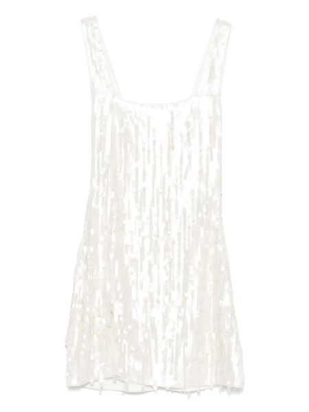 STAUD Le Sable sequin-embellished mini dress | L