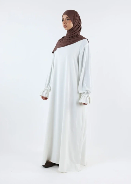 Abaya Luna - White - Ina Collection