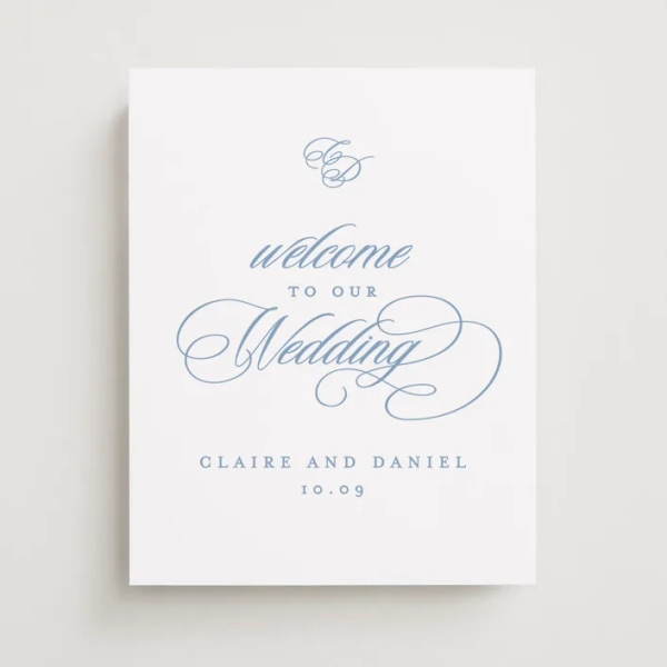 Aristocratic Welcome Signs by Creo Study