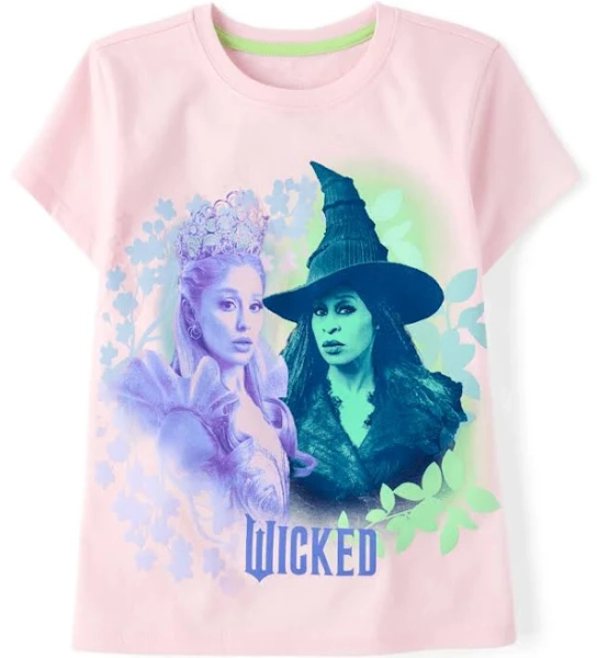The Children's Place Girls Wicked Glinda and Elphaba Graphic T-Shirt