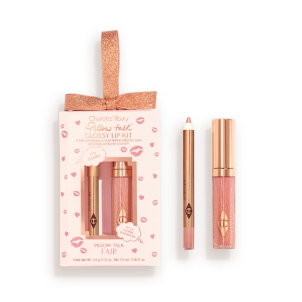 PILLOW TALK MINI GLOSSY LIPS DUO - PILLOW TALK FAIR