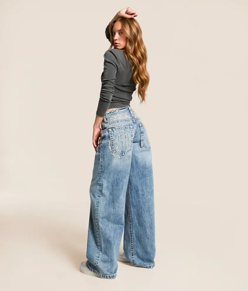 23 M1103 Super Baggy Wide Leg Jean