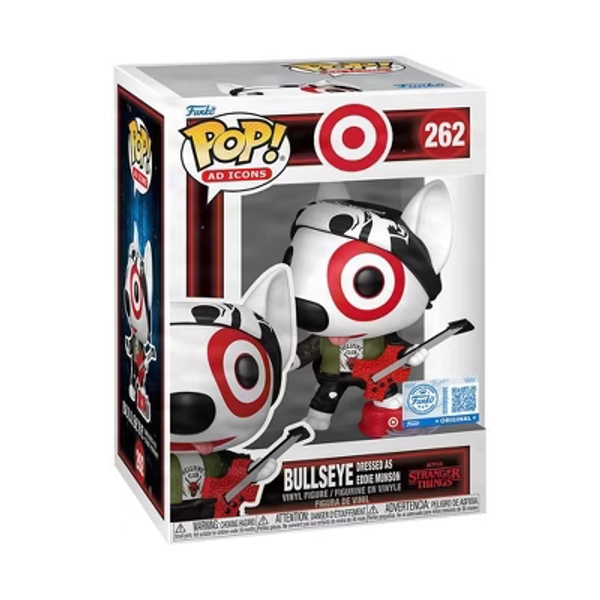 Funko POP! Ad Icons: Bullseye Dressed as Eddie Munson Vinyl Figure #262