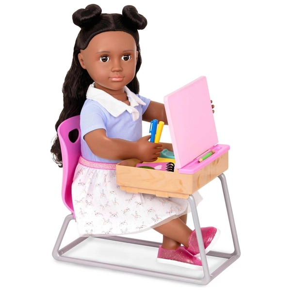 Our Generation School Desk and Supplies Flying Colours Playset