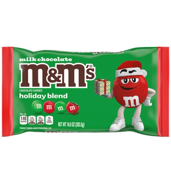 M&M's Milk Chocolate Christmas Candy