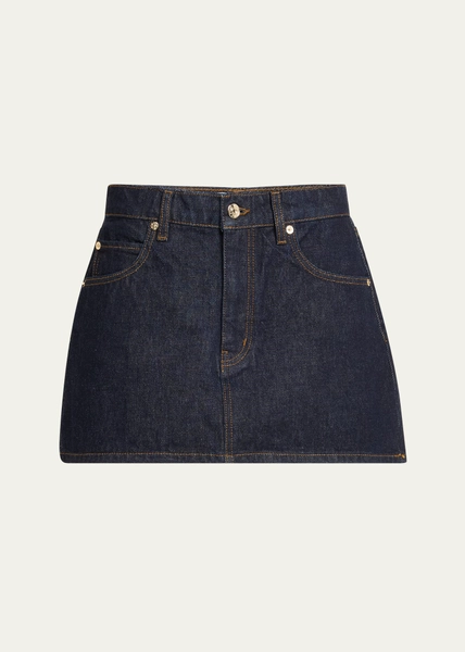 The Denim Mini Skirt