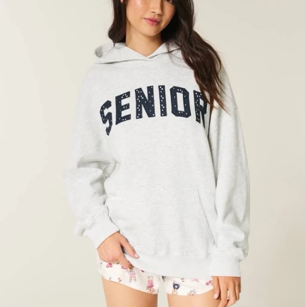 Hollister Women's Oversized Class of '26 Graphic Hoodie