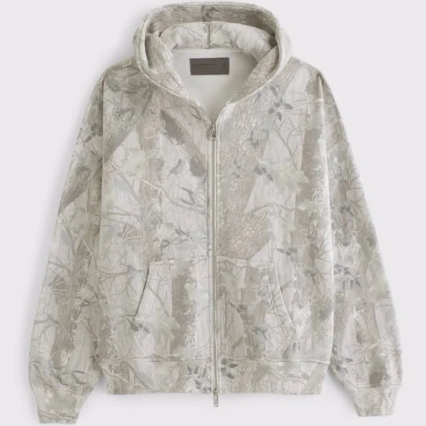 Abercrombie & Fitch Men's Essential Full-Zip Hoodie