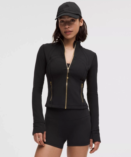 Define Cropped Jacket *Nulu - Black/Gold/Gold - 2