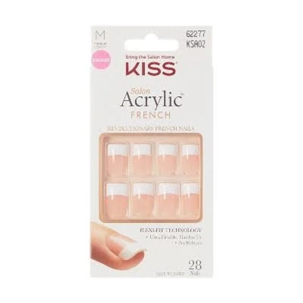 KISS Salon Acrylic French Nails
