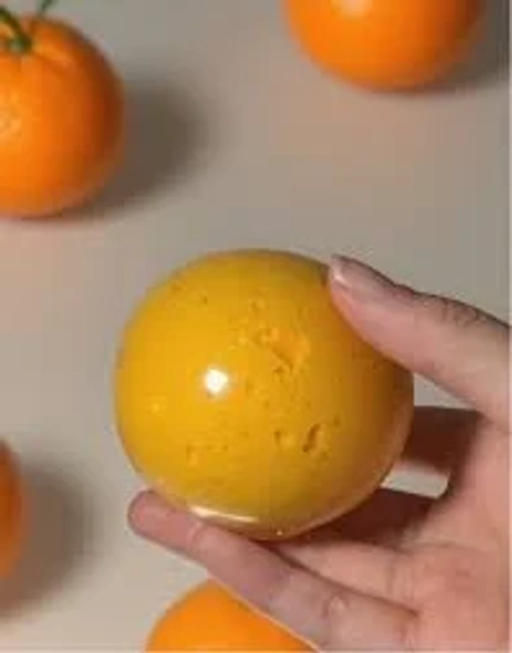Orange Marshmallow Ball(Zero- Bounce Back) Squishy Fidget Toy