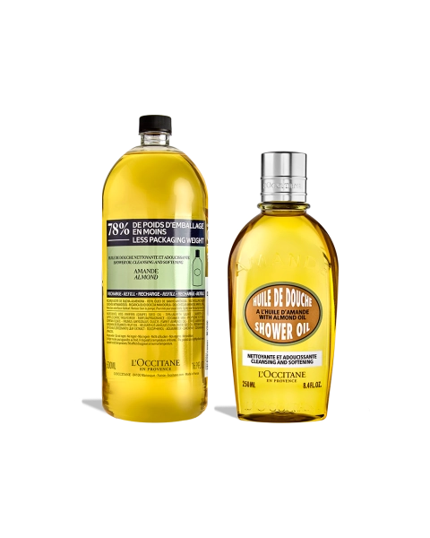 Almond Shower Oil Duo