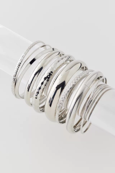Metal Bangle Bracelet Set