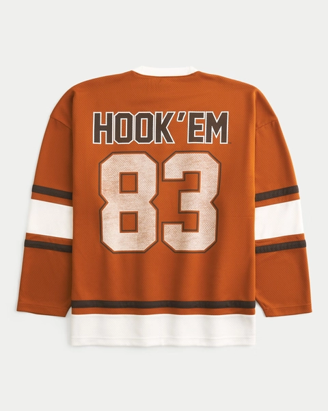 University of Texas at Austin Longhorns Graphic Hockey Jersey