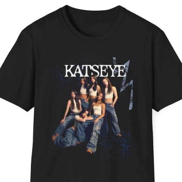 Katseye T-shirt Kpop Fan Tee Unisex Graphic Tee For Katseye Fans Gift