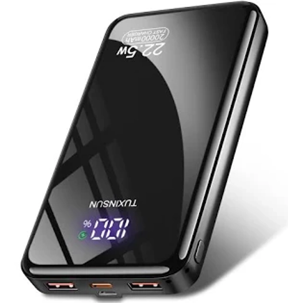 Power Bank 20000mAh PD3.0 QC4.0 22.5W Fast Charging PD20W USB C Portable Charger