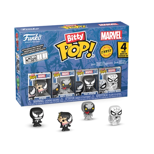 Bitty Pop! Spider-Man 4-Pack Series 3