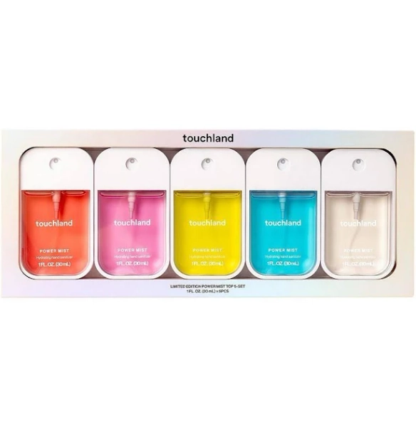 Touchland Limited Edition Power Mist Hydrating Hand Sanitizer Top 5-Set