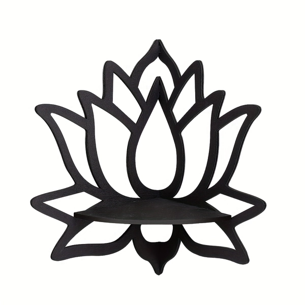 1 creative lotus wall corner cabinet art   matte - Temu