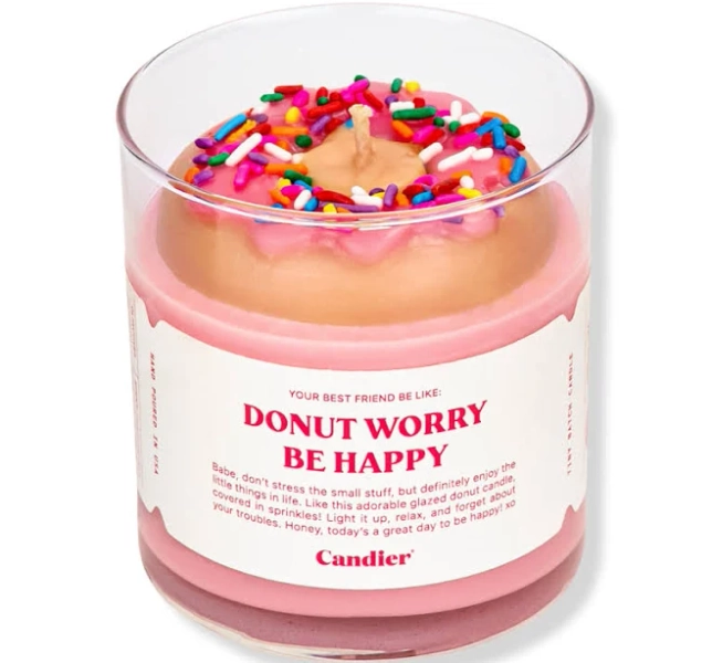 Candier Donut Worry Candle