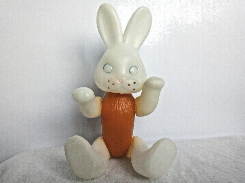 Vintage plastic toys for children hare 70s