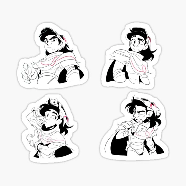 Casey Jr. Doodle Set 4 Sticker