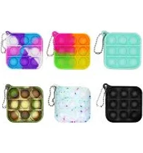 Chuckle & Roar Pop It Mini Tie Dye Square