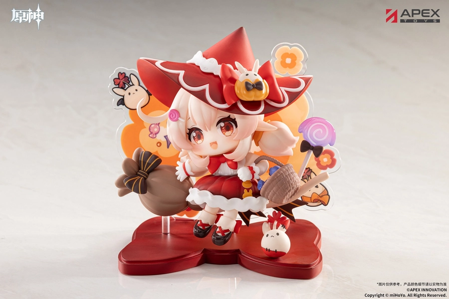 Genshin Impact Mysterious Night Fantasia Series Klee Chibi Character Figure w/ Bonus