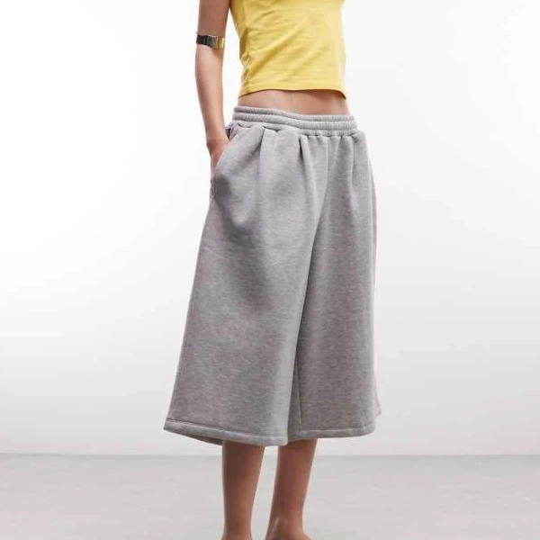 Collusion Baggy Longline Sweat Shorts Women