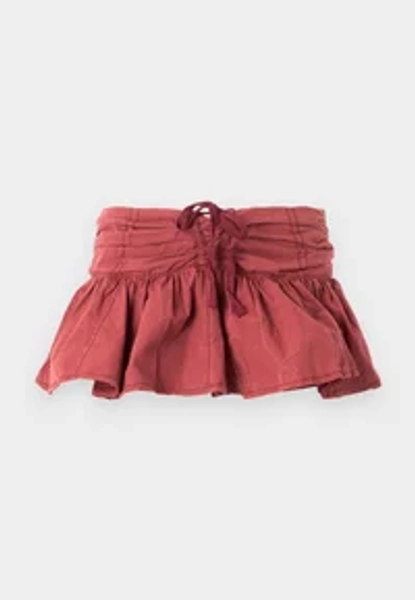 FLIPPY SKORT - Shorts - burgundy