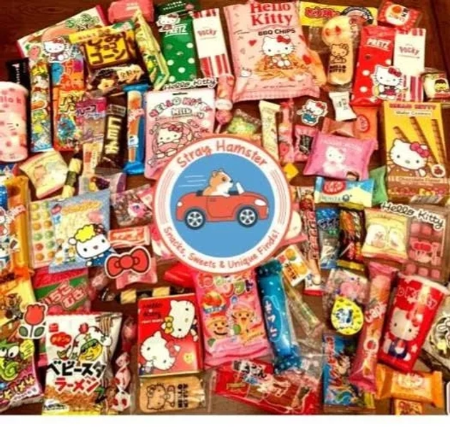 Hello Kitty Snack Box Surprise Sanrio Treats & Ramune Drink Japan
