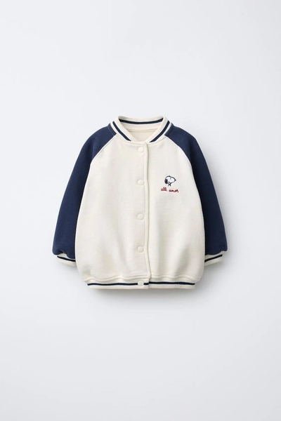 SNOOPY PEANUTS™ FLEECE BOMBER JACKET