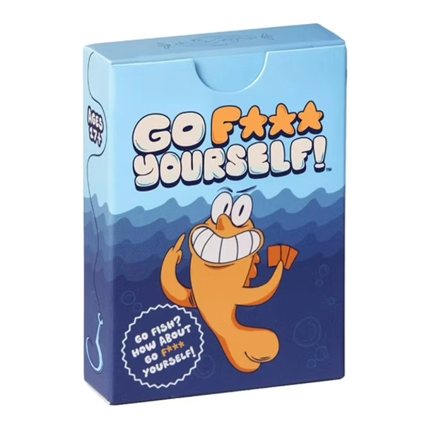 Go F Yourself! – The Grown Up Go Fish Card Game You've Always Wanted | Hilarious Party Game for Grown Ups, 2+ Players | 52 Cards, 13 Unique Pairs Edition