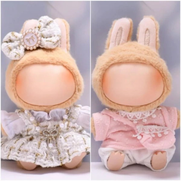 Labubu outfit, Labubu accessories, Fashion Clothing Set Suitable For Labubu Dolls, Two-piece Set, La bubu, Cute Accessories Ideal For Halloween Gift,
