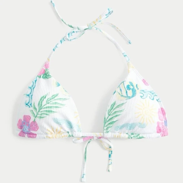 Hollister Women's Rib Triangle Bikini Top