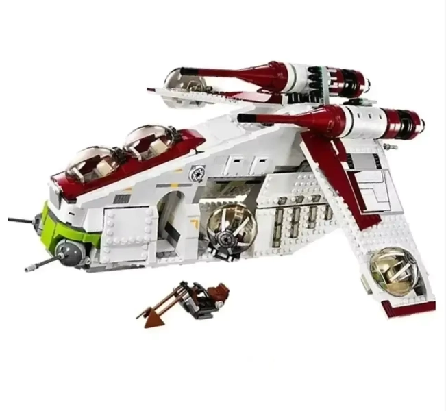 Hot Toys Star 1228pcs Plan Republic Dropship Gunship Building Blocks Bricks  WARS  Toys for Children Birthday Gift - AliExpress 