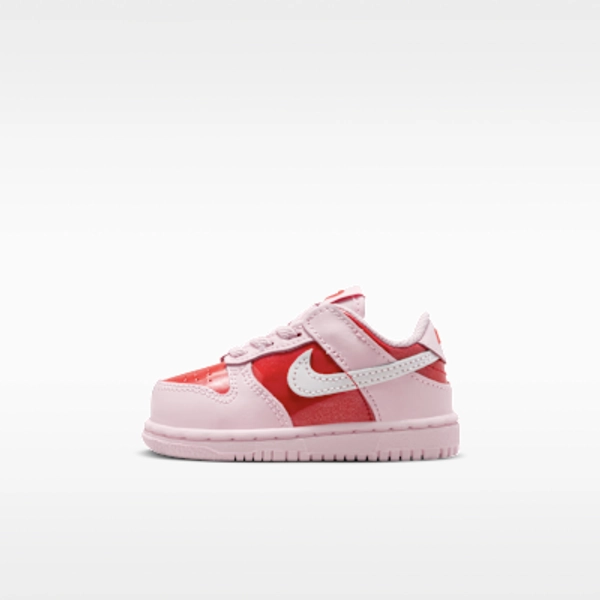 Nike Dunk Low Baby/Toddler Shoes - Pink Foam/Light Crimson/Summit White - Size 3C