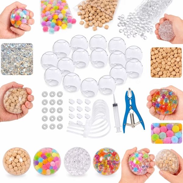 15pcs DIY Stress Ball Kit Blank Skins with Air Pump & Expander Tool for Making Pressure Balls, Make Your Own Fidget Pressure Balls for Adults - Walmart.com