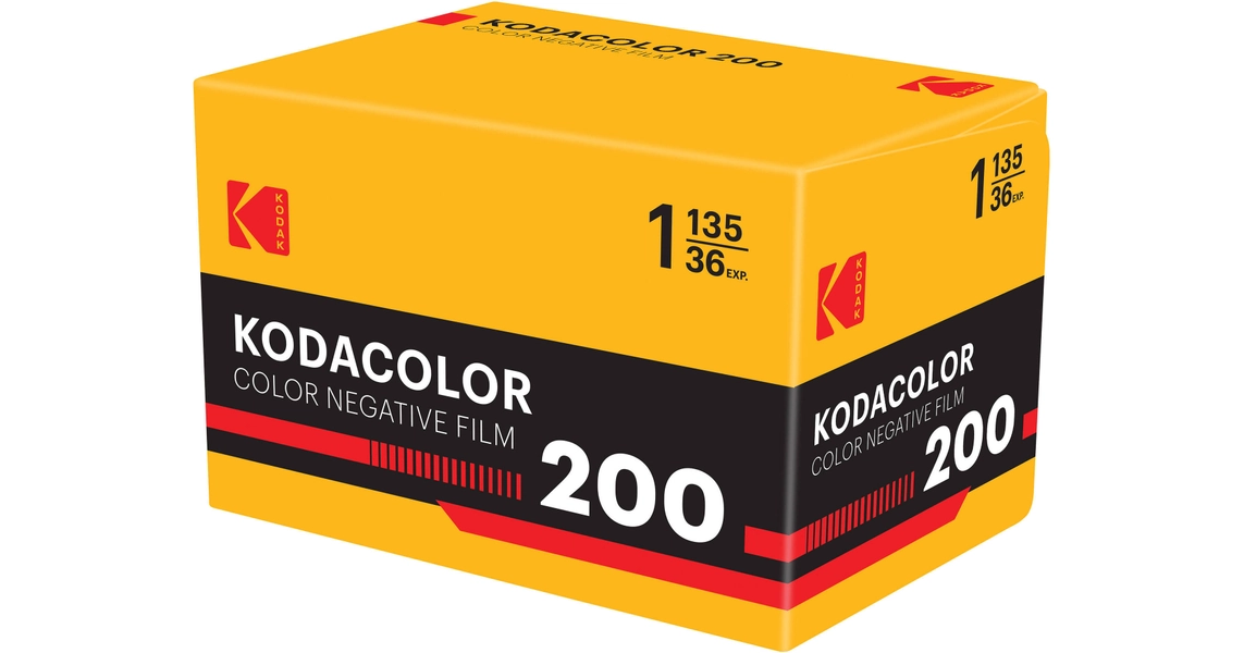 Kodak Kodacolor 200 Color Negative Film (35mm Roll Film, 36 Exposures)
