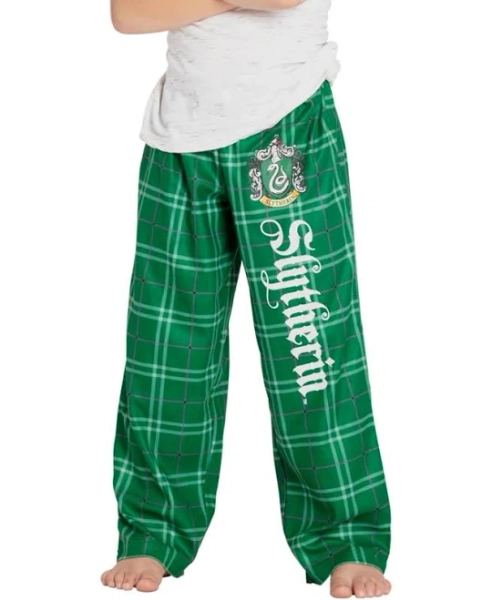 Harry Potter Boys' Hogwarts House Plaid Pajama Pants