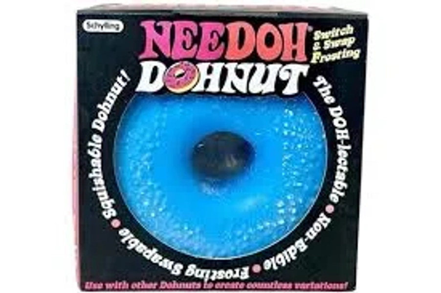 NeeDoh Powdered Dohnut Squishy Fidget ToyBlue